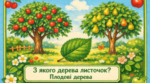 Проєкт "З якого дерева листочок? Плодові дерева"