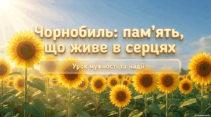Презентація “Чорнобиль: пам’ятаємо заради майбутнього”