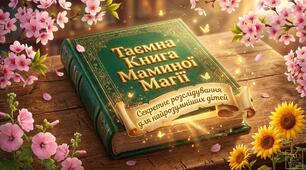 Презентація до ДНЯ МАТЕРІ "Таємна книга маминої магії" для дітей дошкільного та молодшого шкільного віку + розмальовки