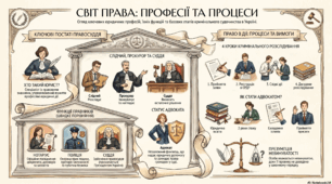 Розділ 5. Якщо право - це професія? Узагальнення за розділом. Інфографіка.