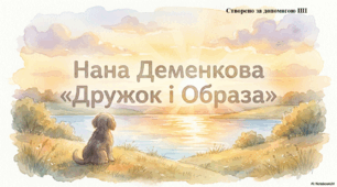 Презентація до уроку літературного читання. Нана Деменкова "Дружок і Образа"