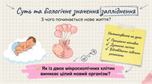 Суть та біологічне значення запліднення