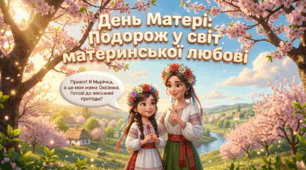 Презентація Виховна година День матері 2026 "Подорож у світ материнської любові"