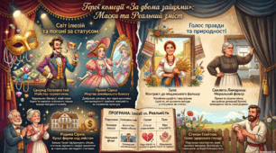 Характеристика дійових осіб "За двома зайцями"