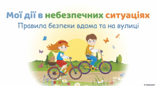 Презентація «Мої дії в небезпечних ситуаціях.» до підручника Н.О.Будної ЯДС 1 клас 2 частина