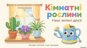 Презентація «Кімнатні рослини. Догляд за рослинами.» до підручника Н.О.Будної ЯДС 1 клас 2 частина