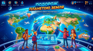 Інтерактивна гра: «Подорож планетою Земля»