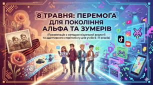 8 травня: Перемога для покоління Альфа та Зумерів(презентація з методом візуальної аналогії та адаптивного сторітелінгу для учнів 5–11 класів)