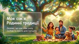 🔑СУЧАСНА анімована презентація на 50 слайдів 💞3 травня - «Моя сім’я 👨👩👧👦 Родинні традиції»🔑💞Цікаві запитання🧠Цікава інформація 💞Інтерактивні ігри 🔑