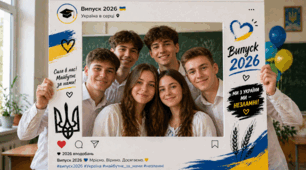 Фоторамка «Випуск 2026» у стилі Інстаграм