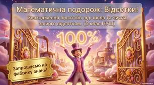 Знаходження числа за його відсотками та відсотків від числа