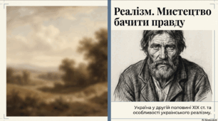 Реалізм як мистецький напрям. Україна у другій половині ХІХ ст. Особливості українського реалізму (оглядово)