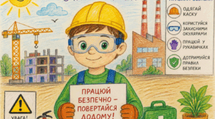 Малюнки на тему «Безпечна праця очима дітей»