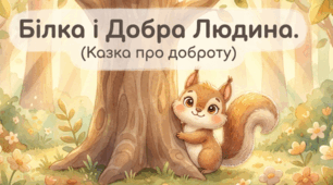 Ілюстрації до оповідання "Білка і Добра Людина"