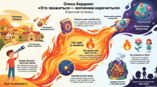 Олесь Бердник "Хто зважиться- той вогняним наречеться"
