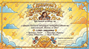 Диплом "Супер-мама"
