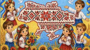 Серія сюжетних картинок до дня Вишиванки