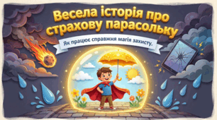 Урок 32. Весела історія про страхову парасольку