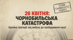 26 квітня: ЧОРНОБИЛЬСЬКА КАТАСТРОФА.