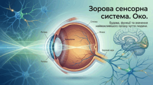 Зорова сенсорна система. Око.