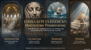ГР1 Романтизм: Архітектура, скульптура, живопис та музика. За підручником Масол Л. 8 клас НУШ