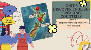 Form 8 NUS (Karpiuk)UNIT 8 DISCOVER ENGLISH-SPEAKING COUNTRIES! Lesson 3 English-speaking country – New Zealand c. 151-152 (презентація)