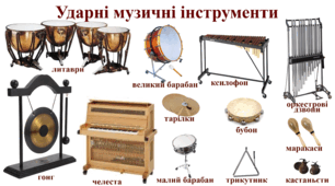 Тест Ударні музичні інструменти