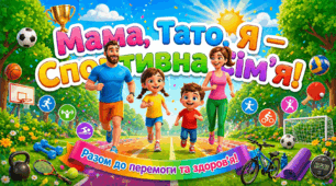 Мама, Тато, Я - Спортивна сім'я!