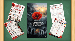 День пам'яті та примирення 8 травня. День пам'яті та перемоги  над нацизмом  у Другій світовій війні  1939–1945 років : постер+ інформаційні плакати + робочі аркуші