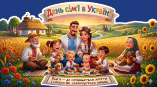 Постер "День сім'ї в Україні"