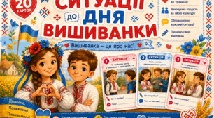 Вишиванка — це про нас! 20 інтерактивних карток-ситуацій для розвитку поваги до традицій та національної ідентичності (2-8 класи НУШ)