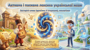 Активна і пасивна лексика української мови: застарілі слова (архаїзми й історизми), неологізми