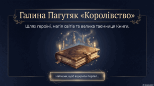 Галина Пагутяк «Королівство». Становлення характеру головної героїні. Тема значущості книжки в житті людини.