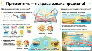 Встановлюю зв’язок прикметників з іменниками 3 кл. Українська мова(К.Пономарьова)
