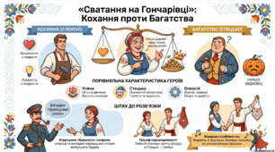 Жанрові особливості п’єси Г. Квітки-Основ’яненка «Сватання на Гончарівці».