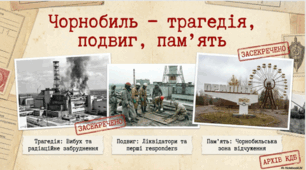 Чорнобиль - трагедія, подвиг, память
