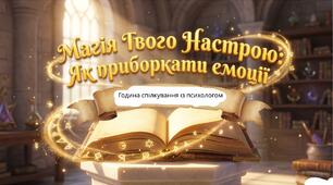 "Магія твого настрою, Як приборкати твої емоції?" Годна спілкування із психологом