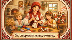 Проєкт "Як створюють ляльку-мотанку"