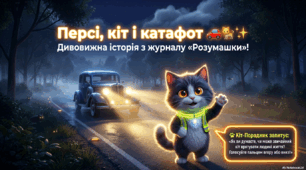 "ПЕРСІ, КІТ І КАТАФОТ "Із журналу «Розумашки»(Вашуленко Оксана Вікторівна УКРАЇНСЬКА МОВА ТА ЧИТАННЯ)ст.150-151