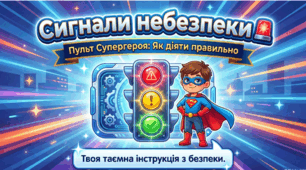 Сигнали небезпеки: Твоя головна інструкція з безпеки. Презентація-гра про повітряну тривогу, хімічну та радіаційну загрозу (НУШ) + ігри, картки, робочі аркуші (готовий комплект)