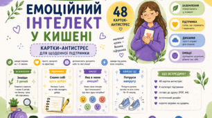 Емоційний інтелект у кишені: 48+ карток-антистрес для 5–11 класів (НУШ, готово до друку)