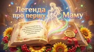 НАБІР!  Презентація до Дня матері «Легенда про першу маму»  + РОЗТЯЖКА+ ТВОРЧЕ завдання + РОЗМАЛЬОВКА (1-4 кл). День матері