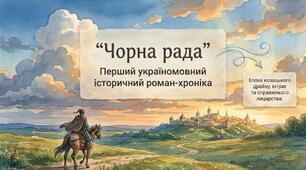 П.Куліш. Роман «Чорна рада». Походження його назви. Історична основа й авторська уява, романтичність стилю. Динамічний інтригуючий сюжет