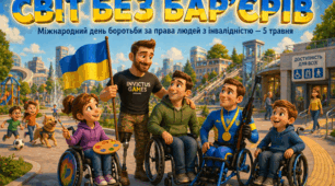 Постер до Міжнародного Дня боротьби за права людей з інвалідністю 5 травня