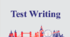 Контроль навичок письма за 2 семестр за підручником Full Blast plus 8. Test Writing