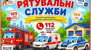 Дидактична гра «Рятувальні служби» — вивчаємо важливе через гру!