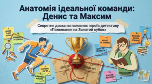 Анатомія ідеальної команди Денис та Максим (Образи розумника Максима Білана й силача Дениса Черненка. Кмітливість, винахідливість, рішучість, товариськість головних героїв. Відповідальність за свої вчинки)