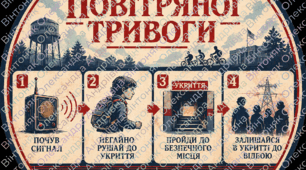 Алгоритм дій під час повітряної тривоги