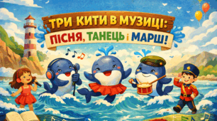 Музичне заняття "Три Кити"