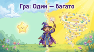 Дидактична гра "Один - багато"
